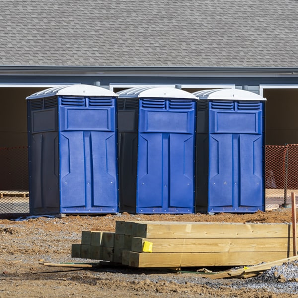 what is the maximum capacity for a single porta potty in Mequon WI